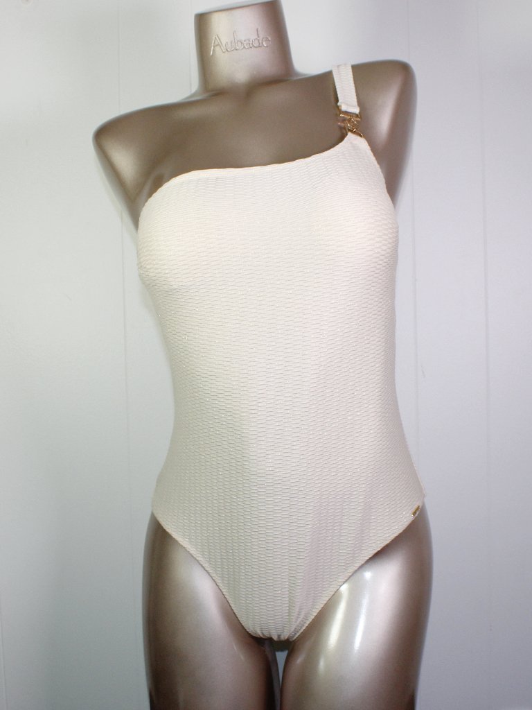 Aubade Paris Sample Shimmering Waters Padded One Piece Swimsuit 34b/S
